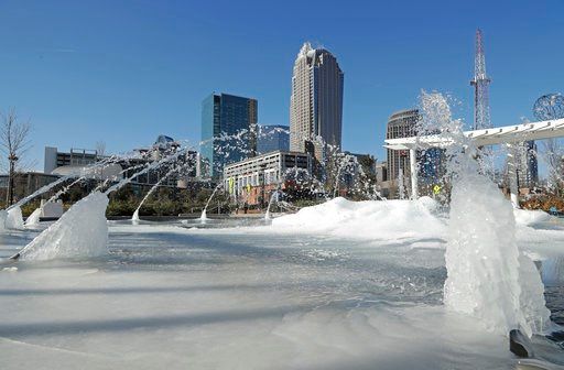 Winter storm scatters sleet, ice and misery around the South