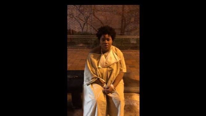 Man who aided hospital patient discharged in gown shocked