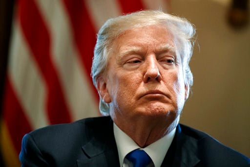 (AP Photo/Evan Vucci, File). FILE - In this Tuesday, Jan. 9, 2018 file photo, President Donald Trump listens during a meeting with lawmakers on immigration policy in the Cabinet Room of the White House in Washington. Trump's use of a vulgar term to des...
