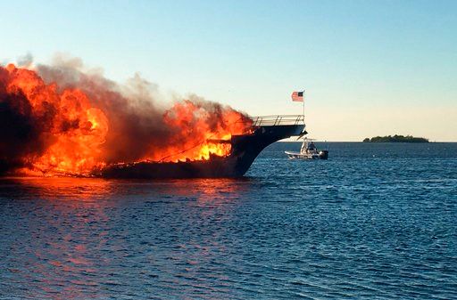 Woman dies after fire on casino boat off Florida's coast