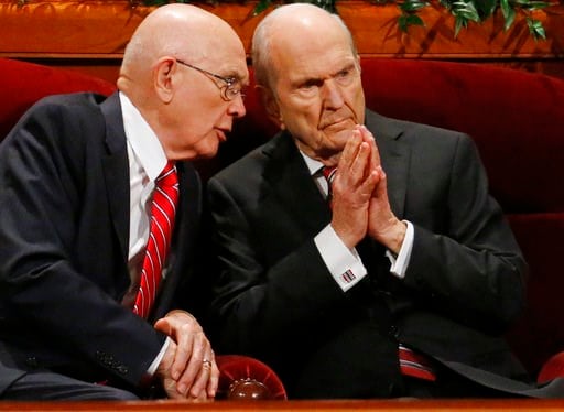 Mormon leadership hierarchy is made up only of men
