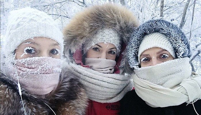 Even the eyelashes freeze: Russia sees minus 88.6 degrees F