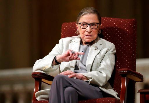 Justice Ginsburg signals her intent to work for years more