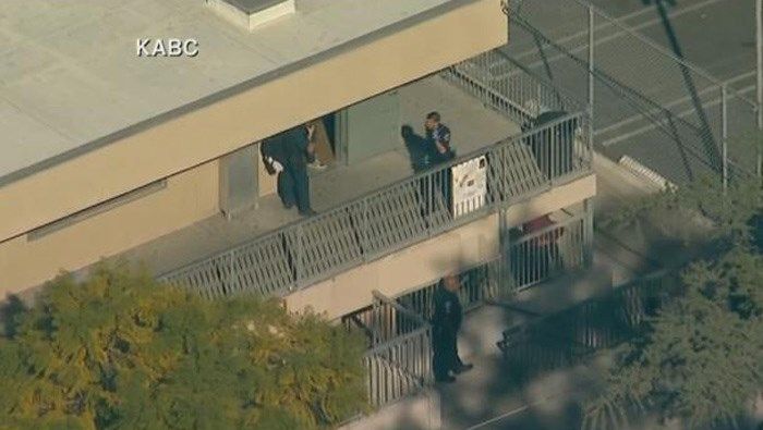 Teen critical after LA school shooting, student arrested