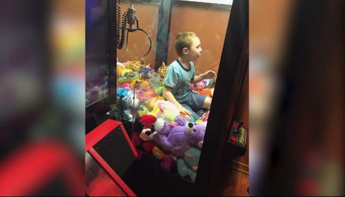 Give me a toy: Florida boy gets trapped in vending machine