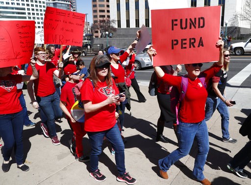 High pension costs lurk behind US teacher push for more pay