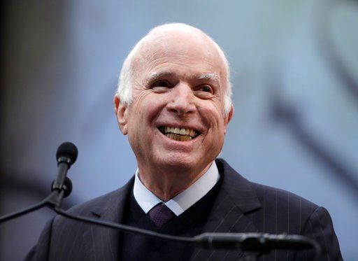 McCain gets visits from friends, family after surgery