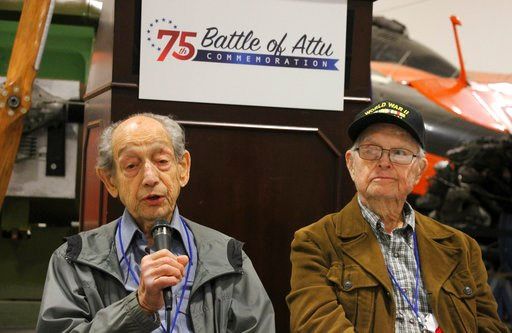 Soldiers recall carnage of Alaska WWII battle 75 years later