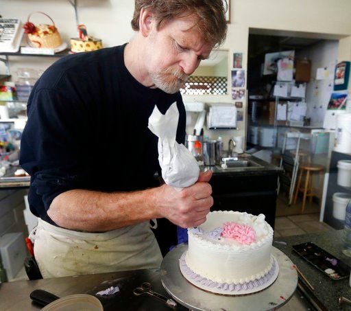 Justices side with Colorado baker on same-sex wedding cake