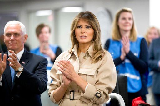Trump: First lady had 'big operation,' can't fly for a month