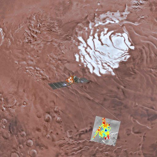 Water is buried beneath Martian landscape, study says