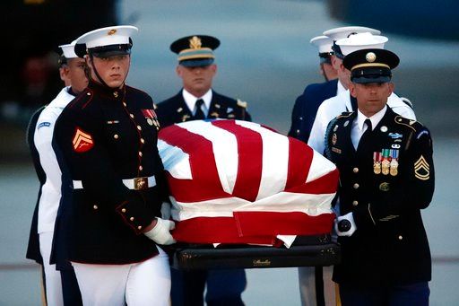 His way: Washington says goodbye to John McCain