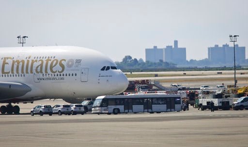 NYC mayor's office: People from quarantined jet have the flu